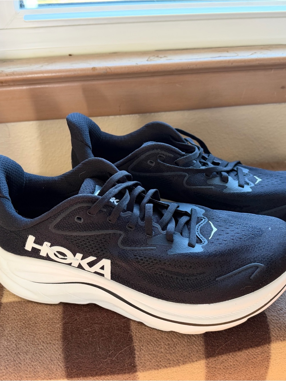 HOKA One Clifton 10 women’s running shoes, size 10.5 B